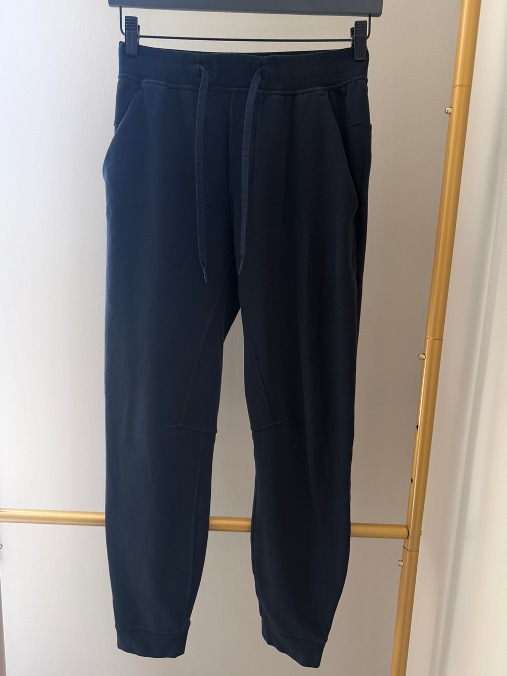 Lululemon Smooth Spacer Jogger Navy Drawstring Pants Size XS